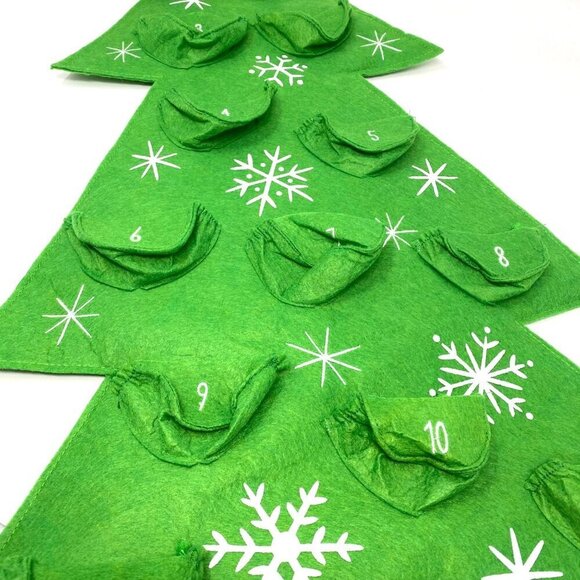Target 31" Featherly Friends™ Christmas Tree Hanging Fabric Countdown Calendar - Picture 3 of 11
